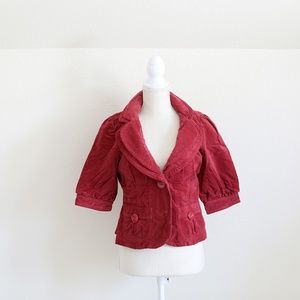 Vintage Anthropologie Velvet Jacket